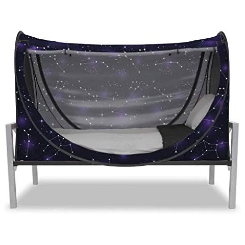 Privacy Pop Eclipse Bed Tent - Twin/Starry Constellation Cover