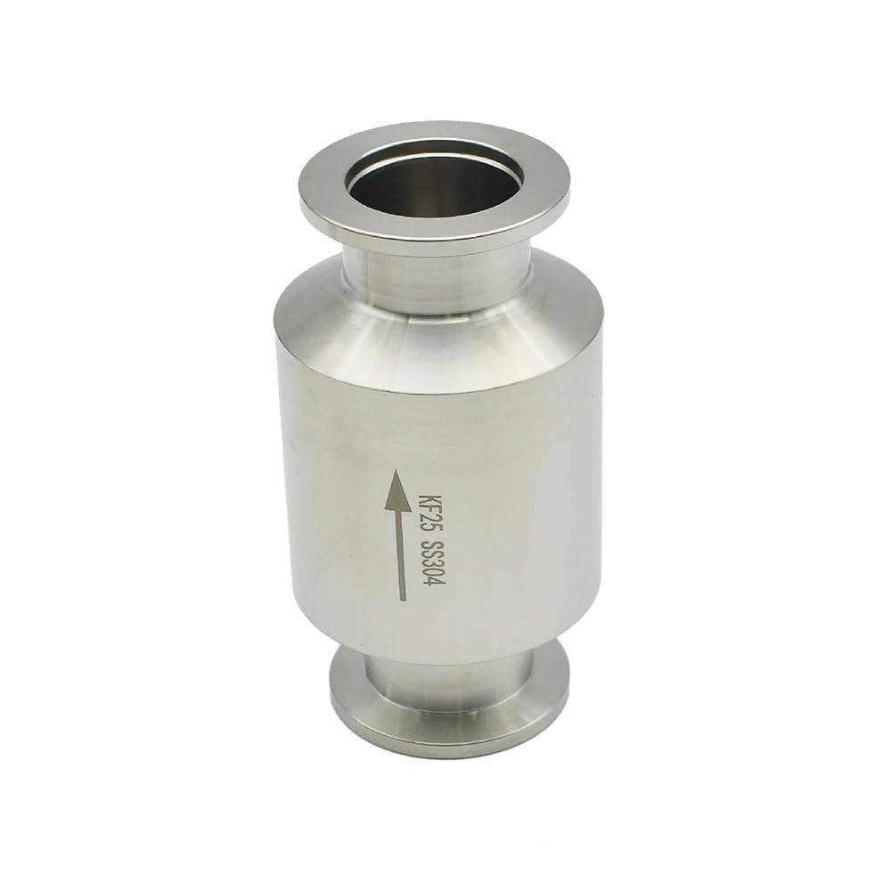 KF16 KF25 KF40 KF50 304 próżniowy zawór zwrotny ze stali nierdzewnej do pompy próżniowej Homebrew zawór zwrotny wydechu(KF40)