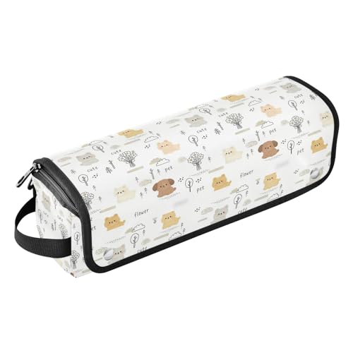 Estuche de viaje 2 en 1 para rizador con tapete resistente al calor y estuche grande para planchas de pelo miniatura 1