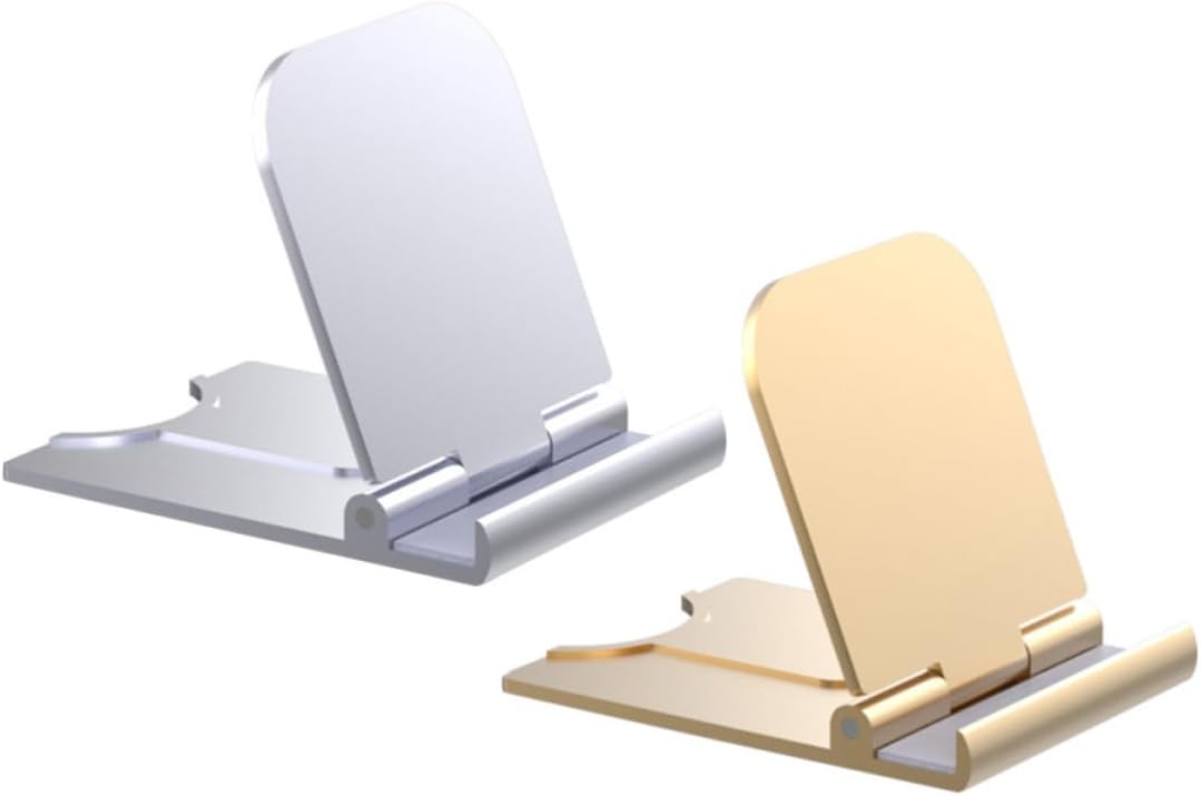 2pcs Creative Folding Plastic Phone and Tablet Desktop Stand Holder image 3