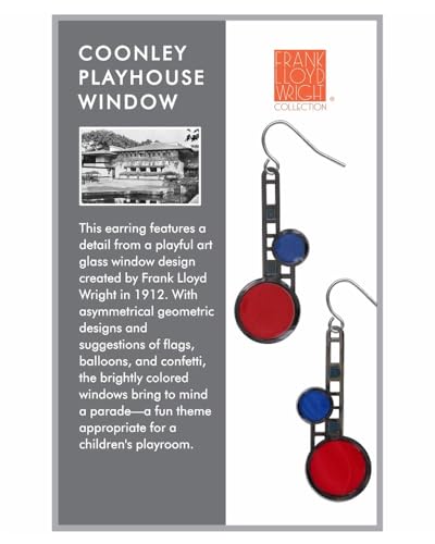 Frank L. Wright Coonley Playhouse Earrings2