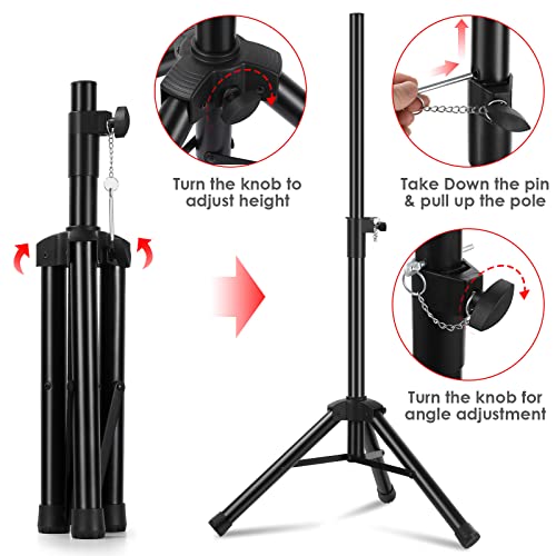 Giskieo Adjustable Tripod Dj Pa Speaker Stands And Carry Bag/Universal thumb #2