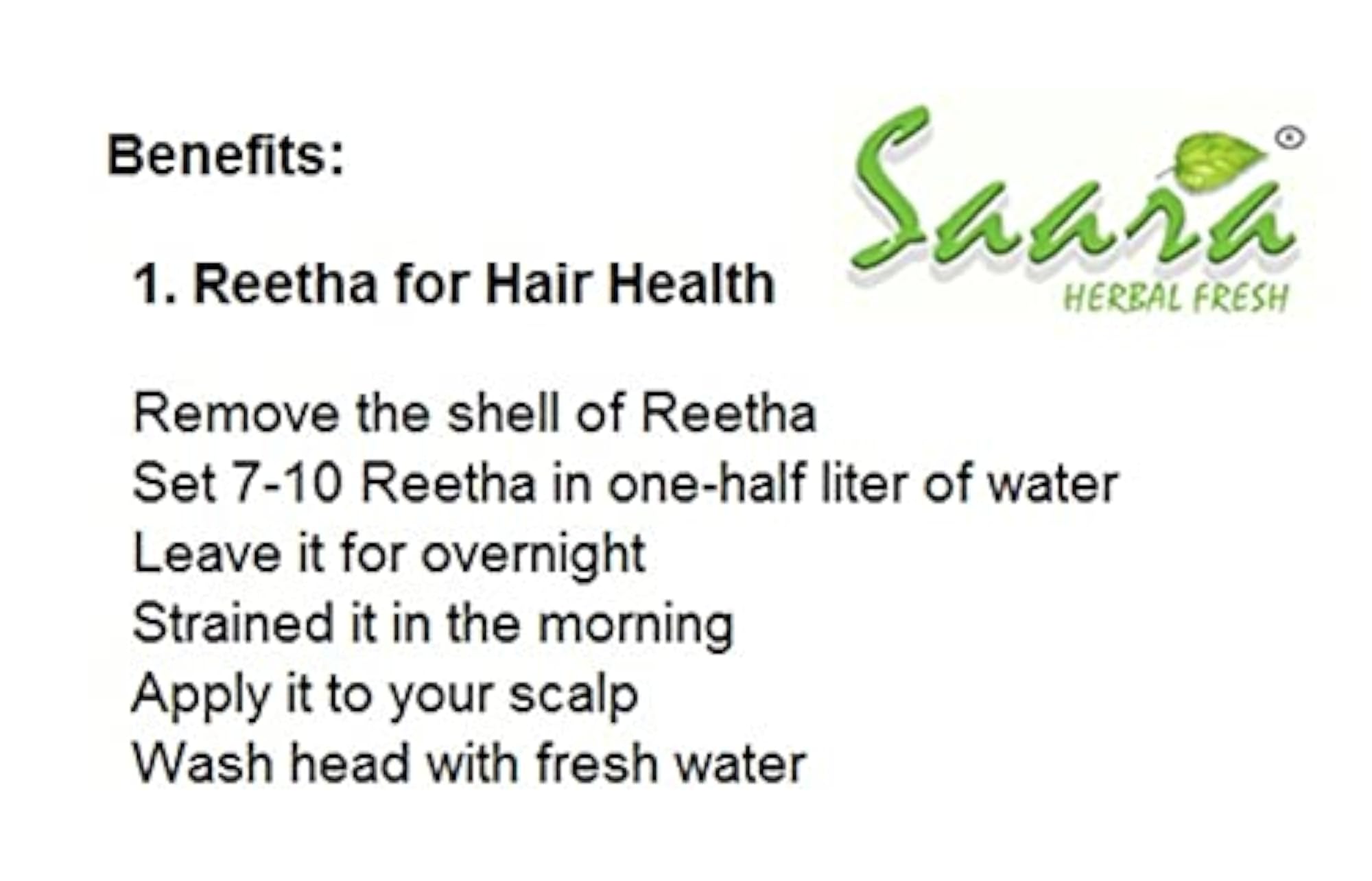 HERBAL FRESH Soap Nuts for Hair Growth and Care