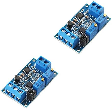 Ximimark 2Pcs Current to Voltage Converter Module 0/4-20mA to 0-3.3V 0-5V 0-10V Voltage Transmitter Signal Conversion Conditioning Board