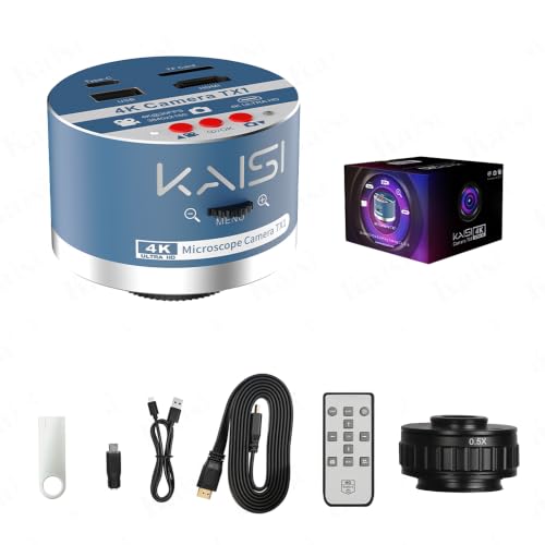Kaisi TX1 4K顕微鏡カメラ SONYIMX678センサー搭載 40MP HDMI USB Type-C 0.5xCTV付属