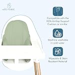 Nibble And Rest Highchair Coussin pour Coussion gonflable, Compatible pour IKEA Chaise haute Antilop, Accessoires de chaise haute, Stain-Proof,Lavable & Coussin essuyable (Coussin) NOT Inclus(âge)
