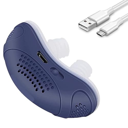 Anti Snoring Devices, Automatic Snore Stopper, Extra Effect Anti Snoring Solution - Double Turbo Current Stop Snoring Anti Snoring Nasal Nose - (Blue 3) #TOP29