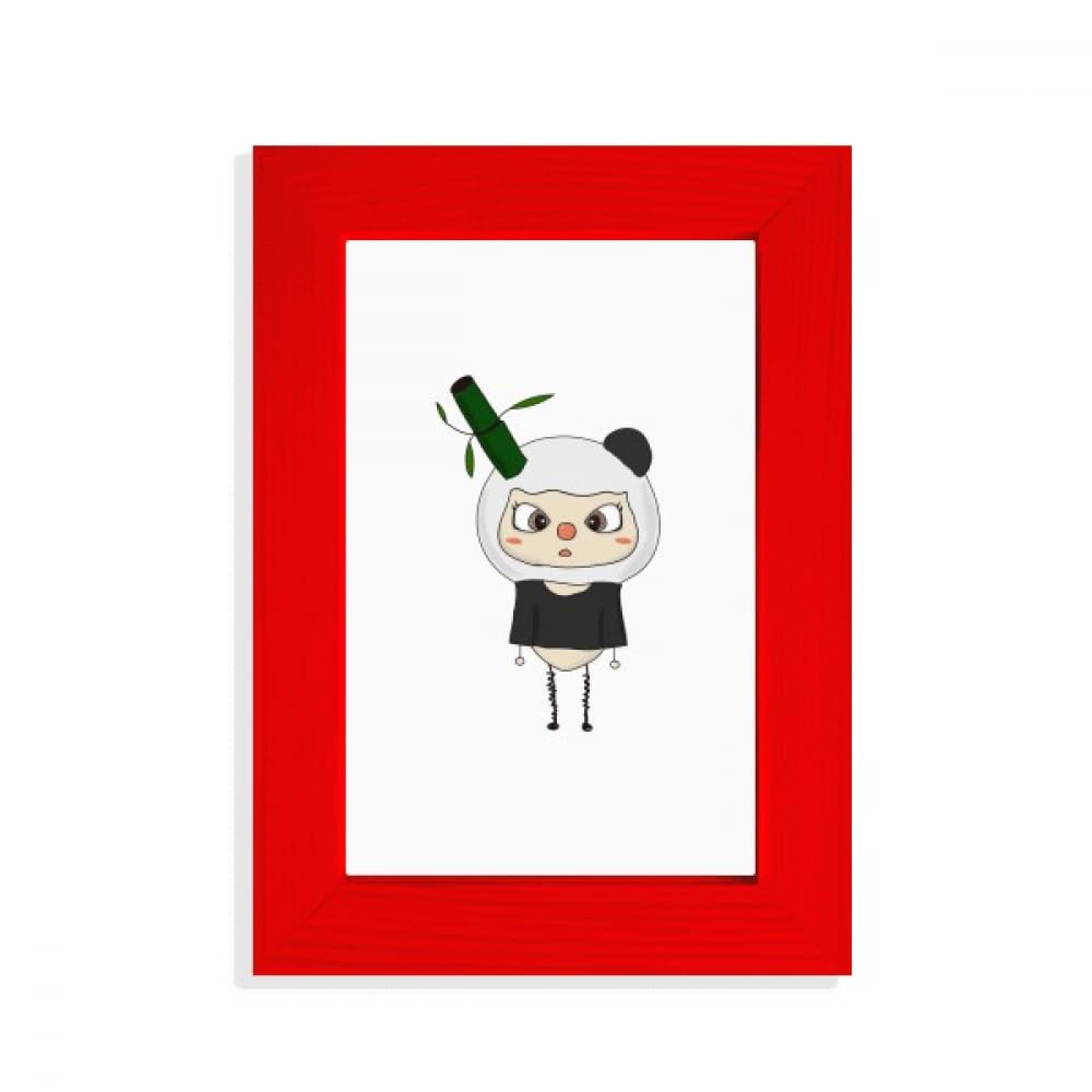 Cadre photo panda rouge UU en édition prestige nature chinoise