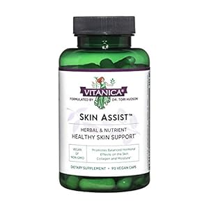 Vitanica, Skin Assist, Skin Support, Vegan, 90 Capsules