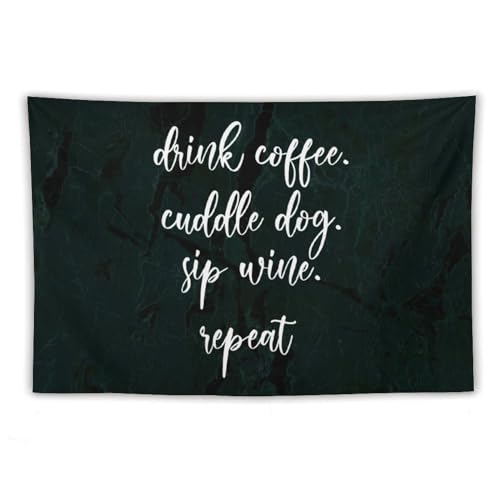 Tapiz para colgar en la pared con cita motivacional para decorar salones elegantes