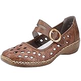 Rieker Damen Ballerina 41376-22 braun Gr. 40