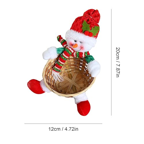 armazenamento doNatal, doboneco neve Papai Noel, prato doces, Natal, lembrancinhas festa Natal, tige