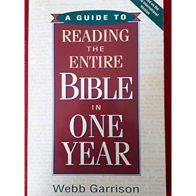 A Guide to Reading the Bible in One Year