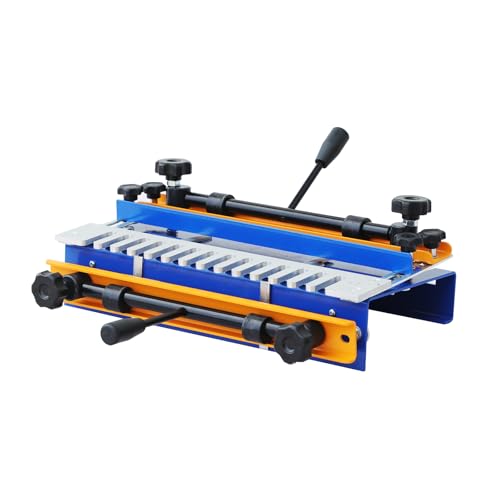 Soontools Dovetail Jig 12 in Adjustable Width Woodworking Dove Tailing Router Jigs with Dovetail Milling Cutter, Template Clamp Tool, Precision Router Guide for Cabinet Drawer, Furniture Joinery