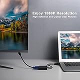 HDMI to VGA Adapter, Gold-Plated HDMI to VGA Converter (Male to Female) Compatible with Computer, Desktop, Laptop, PC, Monitor, Projector, HDTV, Chromebook, Raspberry Pi, Roku, Xbox and More (1PCS) - Image 6