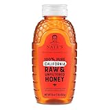 Nature Nate’S 100% Pure Raw & Unfiltered California Honey; 16-oz. Squeeze Bottle; Certified Gluten Free & OU Kosher Certified; Made By California Bees, Enjoy Honey’S Balanced Flavors & Goodness