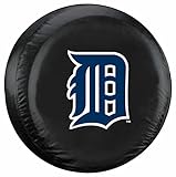 Fremont Die MLB Detroit Tigers Tire Cover, Standard Size (27-29' Diameter), Black/Team Colors