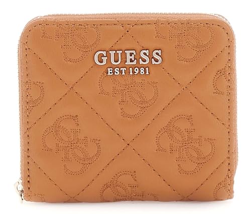 Portefeuille Zip Around GUESS Adelasia Small Caramel