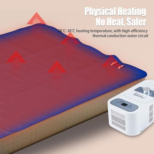 Colchón de refrigeración por agua eléctrica silenciosa de 130W con temporizador automático 4