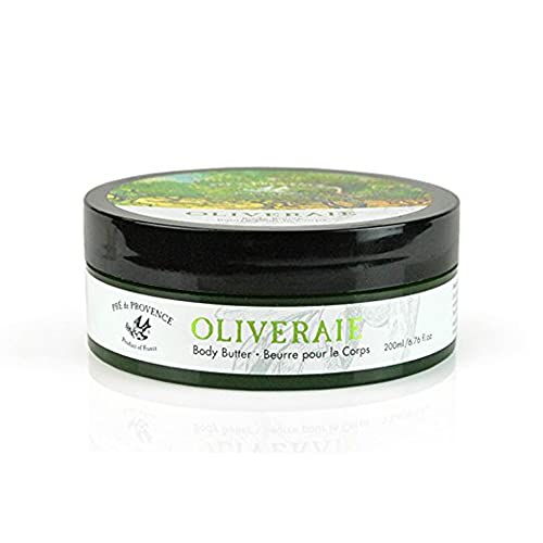 Pre de Provence Oliveraie Olive Tree Collection with Vitamin E and Antioxidants, Smooth, Natural Body Butter