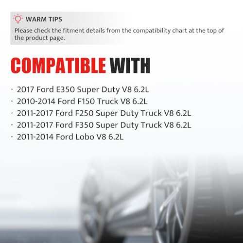 NPAUTO Ignition Coil Pack Compatible with 6.2 6.2L V8 Ford F250 F150 F350 Super Duty, Lobo 2010 2011 2012 2013 2014 2015 2016 2017, UF631 UF639 C1800 C1801, Set of 8, Left Driver & Right Passenger by NPAUTO - Image 3