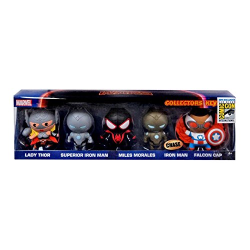 Secret Wars Collectors Keyring Marvel Pack Premium de 5 Porte-Clés Figural 3D