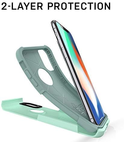 OtterBox Commuter Series Case for iPhone Xr – Bespoke Way (Blazer Blue / Stormy Seas Blue)