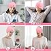 ZNÖCUETÖD Migraine Headache Relief Cap Hat Full Head ice Pack Wrap Cooling Gel Ice Beanie Cold Cap Hot/Cold Compress Therapy for Sinus, Stress, Tension, Head Pain Relief, Gift for Women