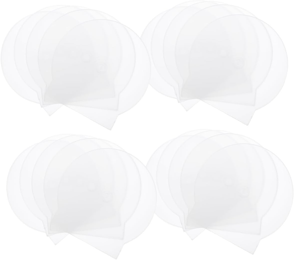 50pcs Transparent Cd Case Plastic DVD Holder Lightweight Storage for DVDs and Games for Organizing and Protecting Your Media Collection