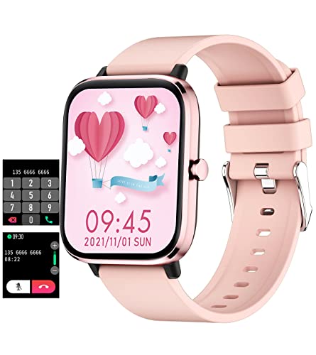 Thumbnail - Fitnessuhr Damen Smartwatch mit Whatsapp Funktion Fitness Tracker Telefonieren mit Lautsprecher Blutdruckmessung Pulsuhr...