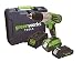 Produktbild Greenworks Akkubohrschrauber im Koffer 24V inkl. 2 Akkus 2 Ah und Ladegerät