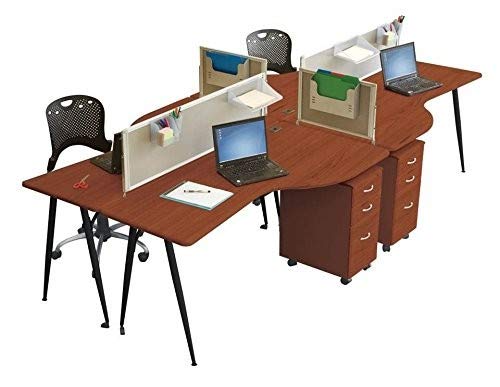 Balt Iflex Desktop Privacy Panels, Half Length, 17"H X 21 1/2"W X 1"D #TOP4