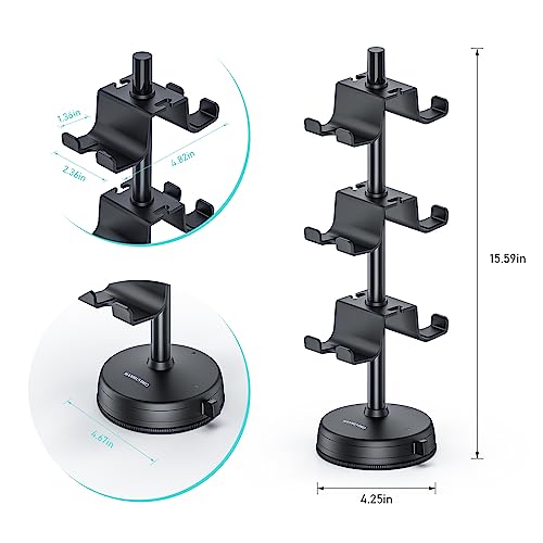 image for MANMUVIMO Headphone Controller Storage Stand Holder with Anti-Slip Sta