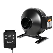 M-4DBT Automatic Dryer Vent Booster Exhaust Fan 4" Duct, 200 CFM High Airflow, 130 Min Delay Adjustment, Improves Long-Vent Ventilation & Reduces Lint Buildup