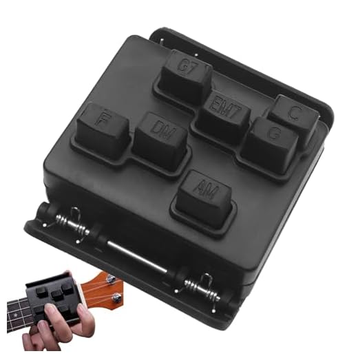 Salyeeluly Ayudante de acordes de guitarra,Prensador de cables para guitarra,Accesorio para ukelele, prensatelas para acordes, entrenador de guitarra | Ayuda para ukelele de acordes de fácil prensa,