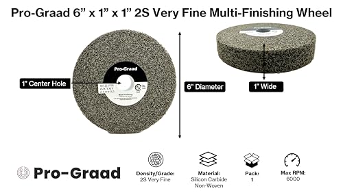 Image of Multi-Finishing Wheel 6 inch x 1 inch x 1 inch, 2S Very Fine, 11194