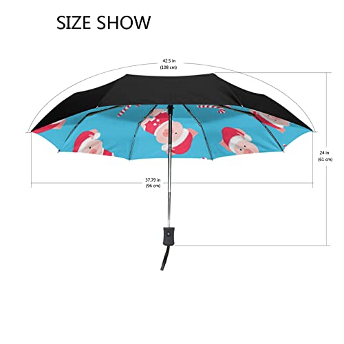 Parapluie cochon mignon automatique incassable contre le vent