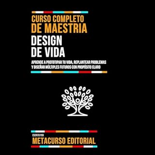 Diseño de la portada del título Curso Completo De Maestria Design De Vida
