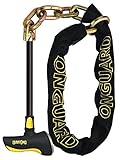 Onguard Beast Chain Lock with X2 Steel Bar Lock (Black, 140 cm x 11 mm) Onguard Beast Chain Lock with X2 Steel Bar Lock (Black, 140 cm x 11 mm)