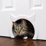 The Kitty Pass Interior Cat Door Hidden Litter Box Pet Door for cats up to 21 lbs