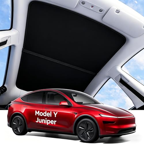 Image of Sunshade Roof for Tesla Model Y Juniper(2025-2026), Black