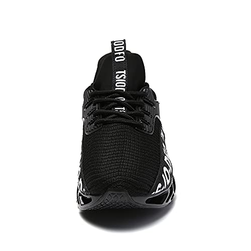 Frshaniah Sneakers For Women Slip On Shoes Athletic Blade Jogging Tennis Walking Shoes Sneaker Gym Runner Trail Workout Shoes Black Size 6 #TOP5