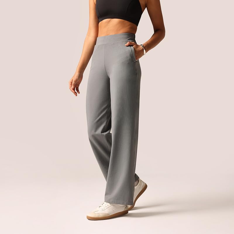 Image of BlissClub Women High Rise Loose Pants
