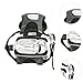 Menolana Exercise Bike Pedals with Toe Clip and Straps Anti Slip Portable 1/2 inch Spindle Indoor Cycling Pedal for Exercycle