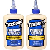Titebond II Premium Holzleim Set – 2 x 237 ml, wasserfester Profi-Holzkleber, extra stark, ideal für Möbel, Holzprojekte & Handwerk, wasserfest, Holzverleimung