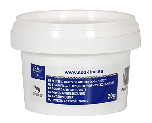 SEA-LINE Anti-Rutsch Pulver (Nonskid) 20G | Additiv für Bootslacke & Topcoats | rutschfeste Deckbeschichtung | Unsichtbare Grip-Körnung für Sicherheit an Bord | Einfaches Mischen SEA-LINE Anti-Rutsch Pulver (Nonskid) 20G | Additiv für Bootslacke & Topcoats | rutschfeste Deckbeschichtung | Unsichtbare Grip-Körnung für Sicherheit an Bord | Einfaches Mischen
