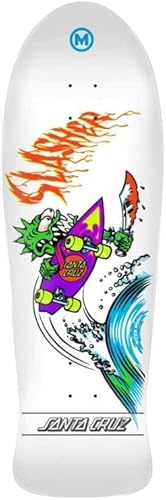 Santa Cruz Tabla de Skateboard Meek OG Slasher Re-Issue Blanco 10.1" x 31.13" disponible en Yaxa Peru