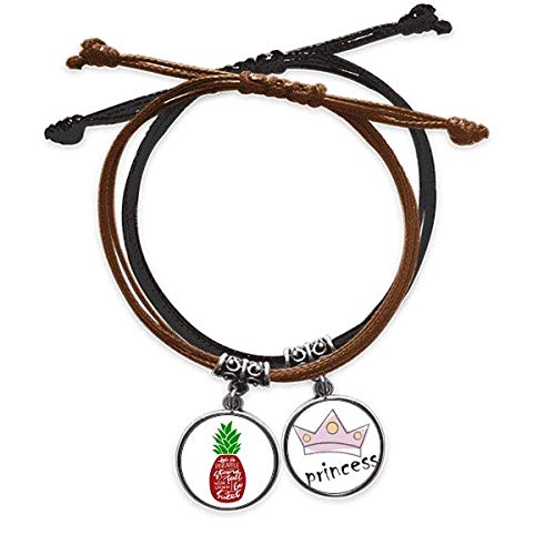 Pulsera de cuerda de piña ideal para lucir en cenas de Navidad