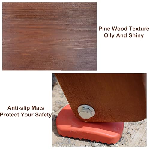 Échelle de lit superposé en bois naturel pour petits espaces et dortoirs - 4