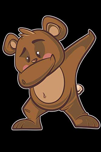 Dabbing Bear: Dab Dance Journal Notebook Diary: 120 Lined, Wide Rule Pages